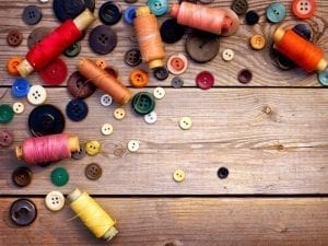 buttons and thread