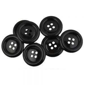 black clown buttons