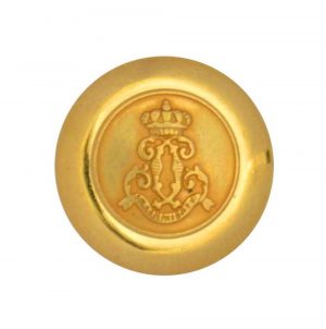 gold crown crest buttons