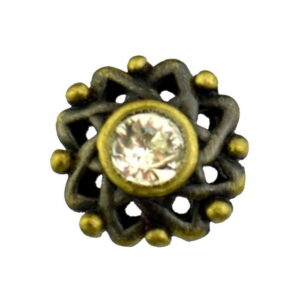 Rhinestone star buttons