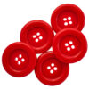 red clown buttons