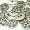 silver jean buttons