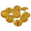 gold decorative buttons