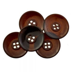 brown coat buttons
