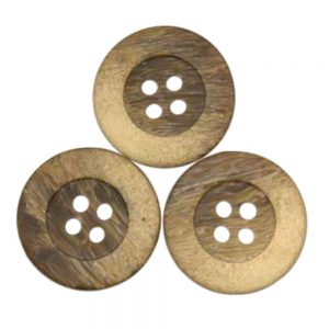 Brown rim buttons