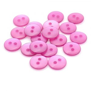 pink translucent buttons