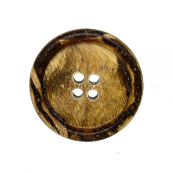 part wood rim button