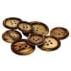 wood rim buttons