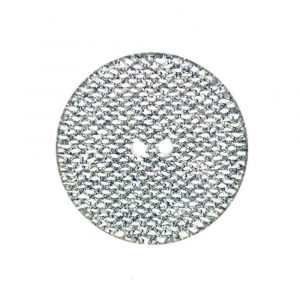 silver mesh buttons