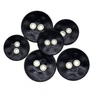 black eyelet buttons