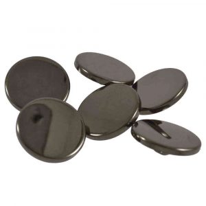 blazer button gunmetal grey