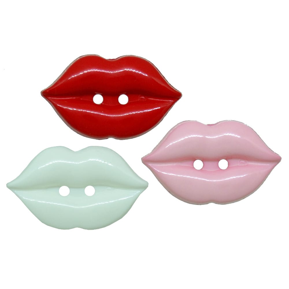 Lips shaped Buttons