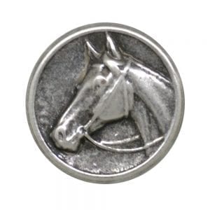 Horse Head metal Buttons