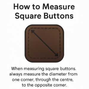 measure square buttons