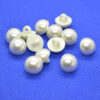silver Pearl half ball buttons