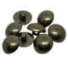 Antique brass domed buttons