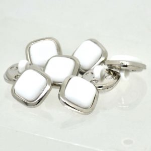 white square buttons