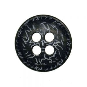 Black domed coat buttons