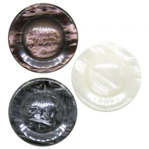 pearlescent dome buttons