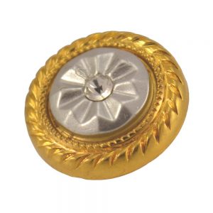 gold designer buttons