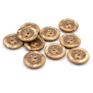 brown stone effect buttons
