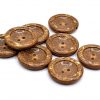 brown stone coat buttons