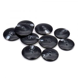 black Wood grain smartie buttons