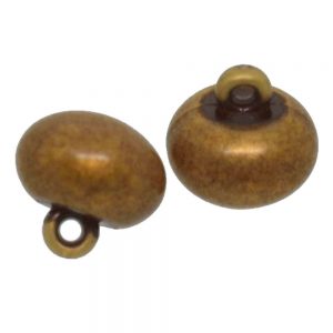 antique brown ball buttons