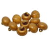 antique brown ball buttons