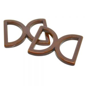 brown d ring slider