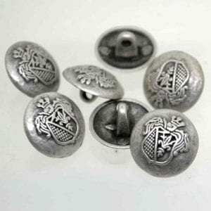 Fleur De Lis Crest buttons