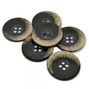 brown marbled buttons