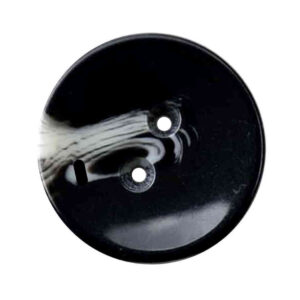 Black chunky coat buttons