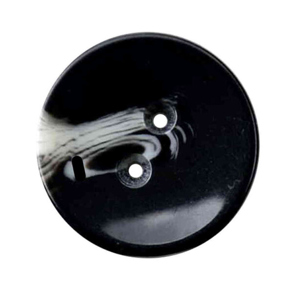 Black chunky coat buttons