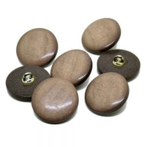 brown flat coat buttons