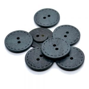 grey Stitch Rim buttons