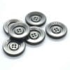 Grey pearlescent coat buttons