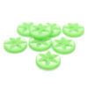 green star pearlescent buttons