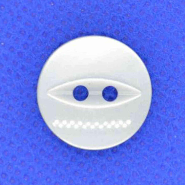 Pearlescent fisheye buttons