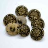Gothic floral buttons