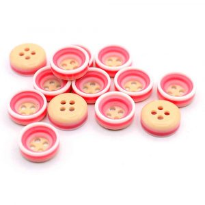 Pink Deep layered buttons