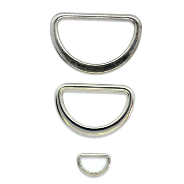 Metal Silver D Rings