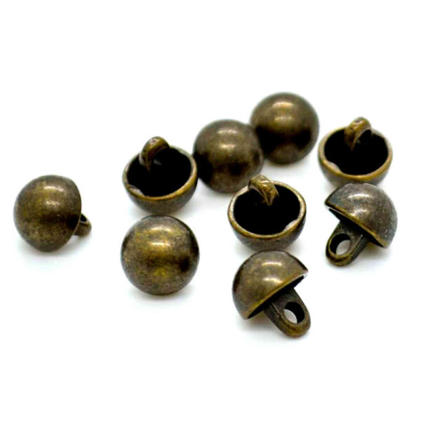 brass Half ball shank buttons