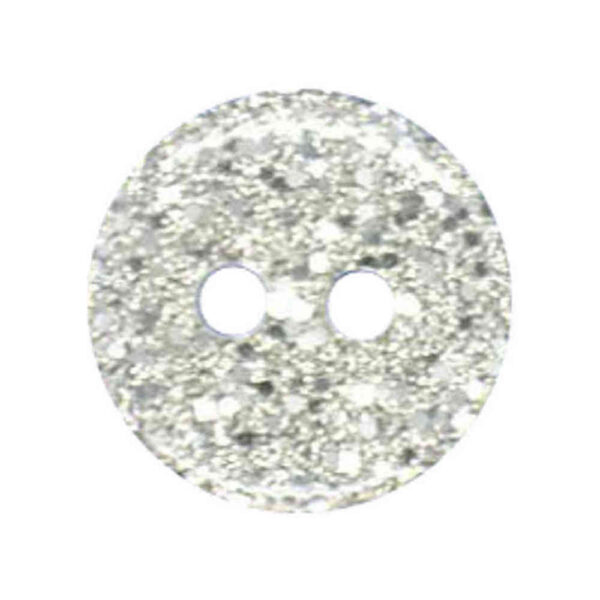 Silver Glitter buttons
