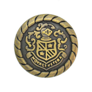 Coat of arms crest button