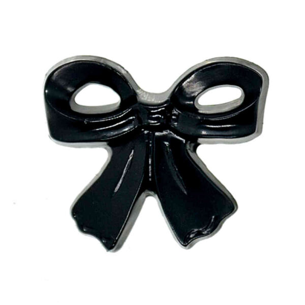 black bow buttons