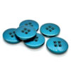 blue flat buttons