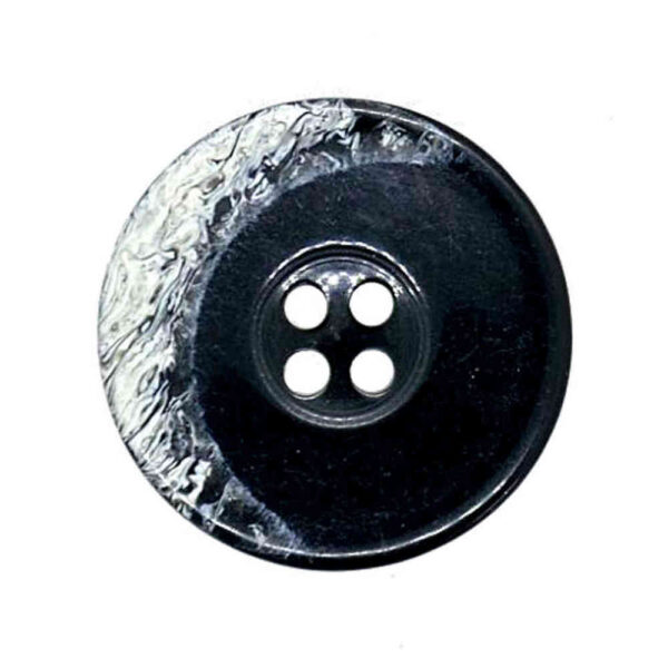 Black marbled buttons