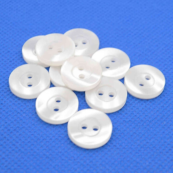 white buttons