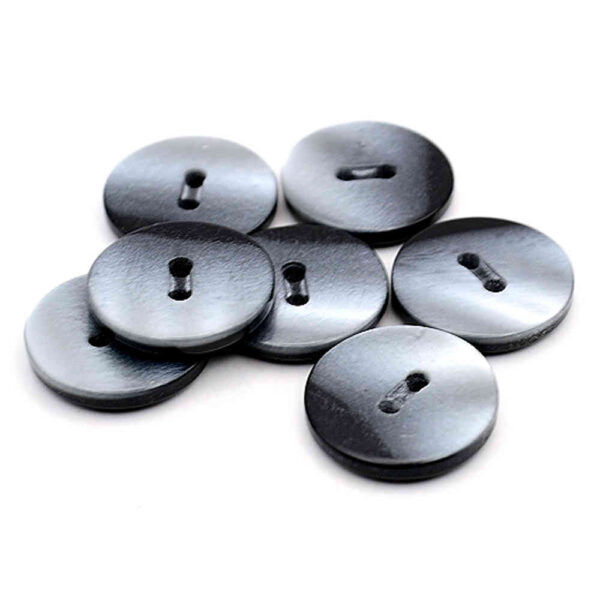 Glossy grey buttons